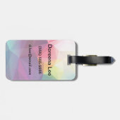 モダンなデザイン ラゲッジタグ (裏面横)