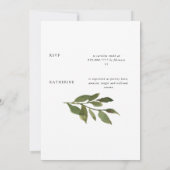 モダンなトスカーナのひまわりが咲く ブライダルシャワー 招待状 (裏面)