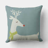 モダンなトナカイの休日の装飾用クッション クッション (裏面)