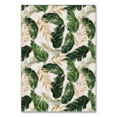 モダンなトロピカルアブストラクトウェディングテーブルナンバー テーブルナンバー (裏面)