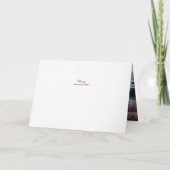 モダンなドラゴンフェニックスの二重XIの結婚式のありがとう サンキューカード (裏面)