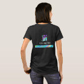 モダンなハウスクリーニングサービス モップ 住宅メイド Tシャツ (裏面フル)
