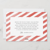 モダンなハッピーホリデー クリスマス家族写真 シーズンカード (裏面)