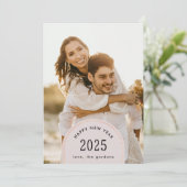 モダンなハッピー新年コーポレートアーチスパークラー シーズンカード (スタンド正面)