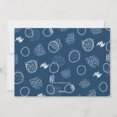 モダンなハヌカーの写真のコラージュ シーズンカード (裏面)