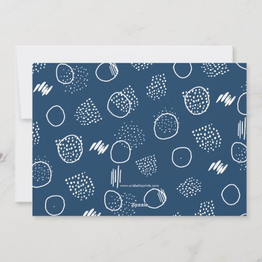 モダンなハヌカーの写真のコラージュ シーズンカード (裏面)