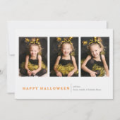 モダンなハロウィン カード (正面)