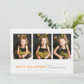 モダンなハロウィン カード (スタンド正面)