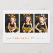 モダンなハロウィン カード (正面)