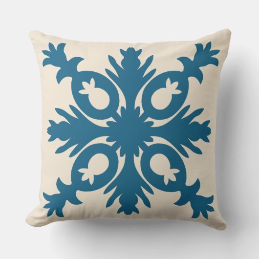 モダンなハワイのキルトの枕パイナップル クッション (正面)