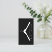 モダンなハンガーの名刺 名刺 (スタンド正面)