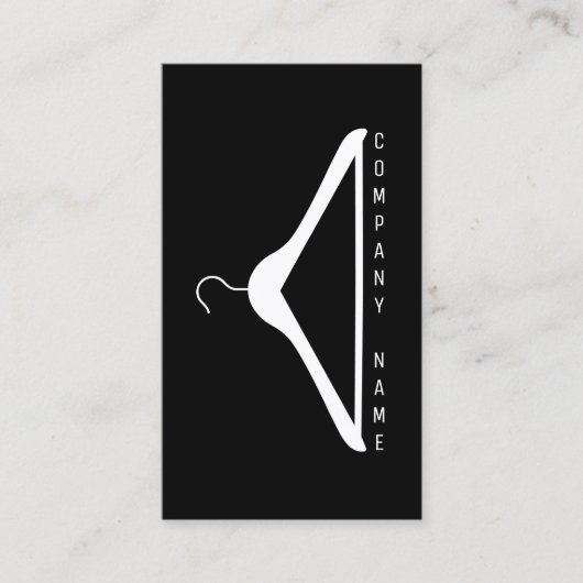 モダンなハンガーの名刺 名刺 (正面)