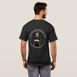 モダンなハンディマン建設のカスタムロゴ Tシャツ