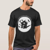モダンなハンディマン建設のカスタムロゴ Tシャツ (正面)
