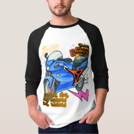 モダンなバイクのグラフィック Tシャツ