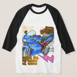 モダンなバイクのグラフィック Tシャツ