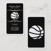 モダンなバスケットボール 名刺 (正面/裏面)