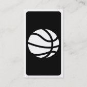 モダンなバスケットボール 名刺 (裏面)