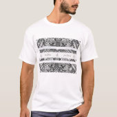 モダンなバティック柄 Tシャツ (正面)