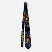 モダンなバラ窓 ネクタイ (裏面)