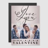 モダンなバレンタインデーの写真コラージュ (正面/裏面)