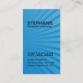 モダンなバレーボールの名刺 名刺 (裏面)