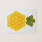 モダンなパイナップル ジグソーパズル (横)