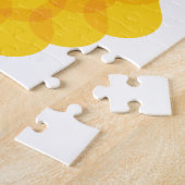 モダンなパイナップル ジグソーパズル (側面)