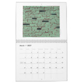 モダンなパターンカレンダー カレンダー (3月 2027)