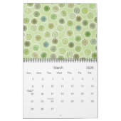 モダンなパターン2011月例カレンダー-媒体 カレンダー (3月 2026)
