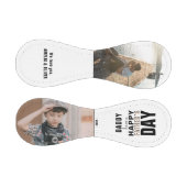 モダンなパパ ハッピー ファーザーズデー 2枚の写真 コラージュ 野球ボール (パネル)