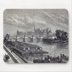 モダンなパリ: Pont Neuf 1845年 マウスパッド