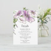 モダンなパンジー エンクロージャーカード (スタンド正面)