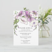 モダンなパンジー エンクロージャーカード (スタンド正面)