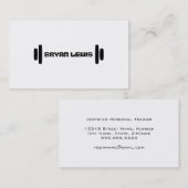 モダンなパーソナルトレーナーの名刺 名刺 (正面/裏面)