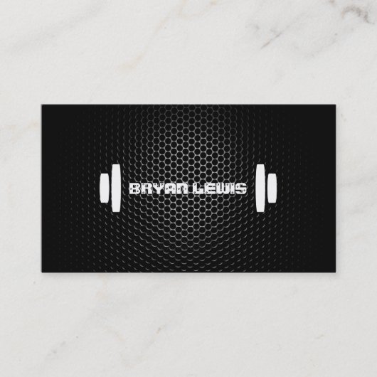 モダンなパーソナルトレーナーの名刺 名刺 (正面)