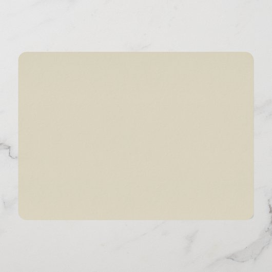 モダンなヒトデビーチウェディング ゴールド 箔招待状 (裏面)