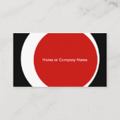 モダンなビジネスか社会的なネットワーキングのプロフィールカード 名刺 (裏面)