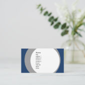 モダンなビジネスか社会的なネットワーキングのプロフィールカード 名刺 (スタンド正面)