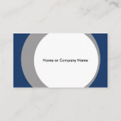 モダンなビジネスか社会的なネットワーキングのプロフィールカード 名刺 (裏面)