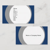 モダンなビジネスか社会的なネットワーキングのプロフィールカード 名刺 (正面/裏面)