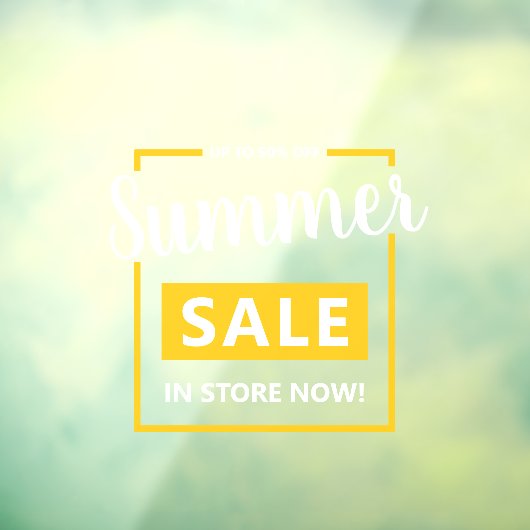 モダンなビジネスセール広告プロモーション 風 ウィンドウサイン (シート3)