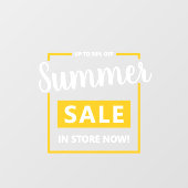 モダンなビジネスセール広告プロモーション 風 ウィンドウサイン (シート)