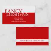 モダンなビジネス 名刺 (正面/裏面)