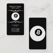 モダンなビリヤード 名刺 (正面/裏面)