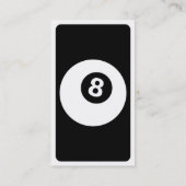 モダンなビリヤード 名刺 (裏面)