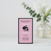 モダンなピアノ 名刺 (スタンド正面)