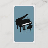 モダンなピアノ 名刺 (裏面)