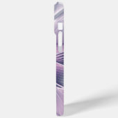 モダンなピンクの花の抽象的フラクタルアート Case-Mate iPhoneケース (裏面 / 左)