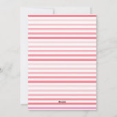 モダンなピンクのXOXOハートのガレンタインズデーの写真 シーズンカード (裏面)